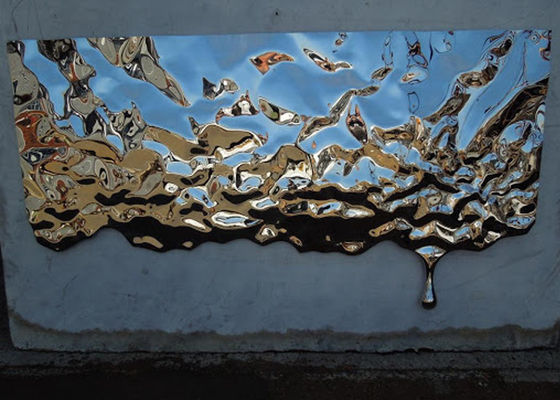 Китай скульптура стены нержавеющей стали зеркала длины 150cm 250cm поставщик