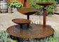 Каскадируя фонтан особенности воды Кортен на открытом воздухе водопада стальной для сада поставщик