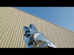 Декорация садов Скульптура волка из нержавеющей стали