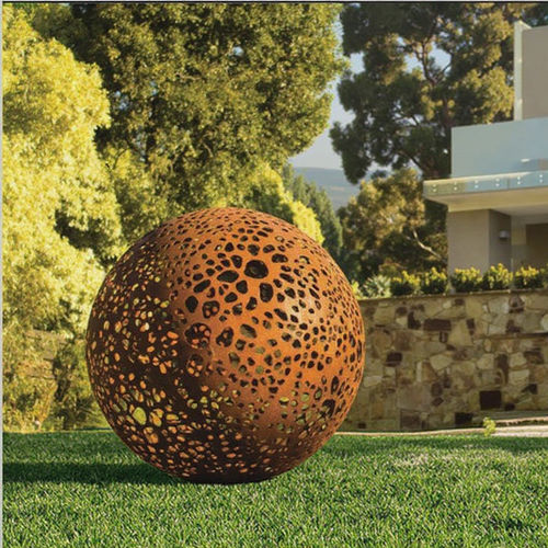 Последние блоги о компании Corten Steel Perforated Sphere