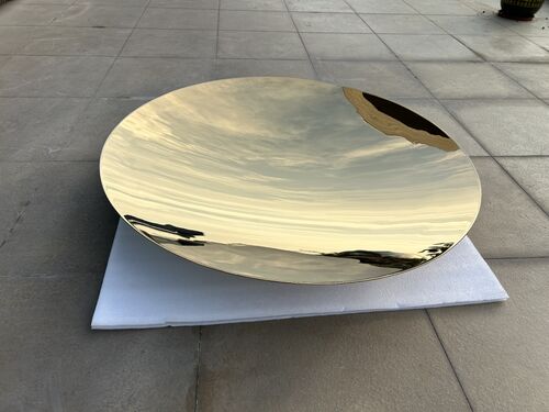 Последние блоги о компании Скульптура Сияния - Искусство из вогнутого зеркала из нержавеющей стали