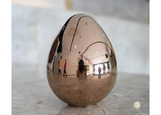 Хорошая цена. Изготовленная на заказ рука размера выковала отполированное зеркало скульптуры яйца нержавеющей стали овальное онлайн