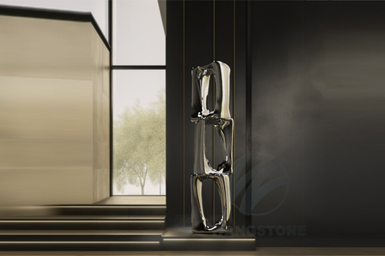 Хорошая цена. Современное искусство Абстрактная нержавеющая сталь Наружная металлическая скульптура Зеркало полированное онлайн