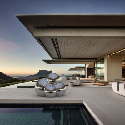 Хорошая цена. Искусство из нержавеющей стали Полированная наружная металлическая скульптура Молотный дизайн онлайн