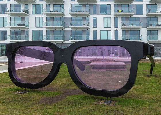 Хорошая цена. Общественность Большие живописные металлические скульптуры Искусство Стальные стекла Скульптура онлайн