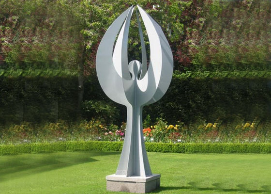 Хорошая цена. Большие окрашенные окрашенные металлические скульптуры Ангел Металлический дворец Скульптуры Техника ковки онлайн