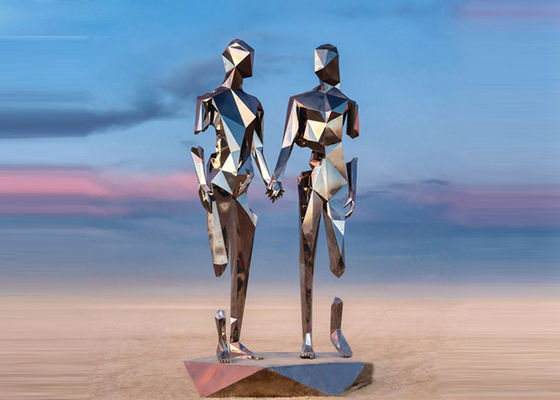 Хорошая цена. Большие декоративные пейзажные скульптуры из полированной нержавеющей стали онлайн