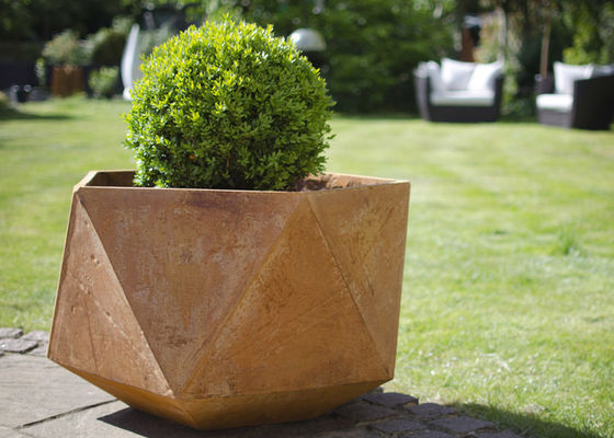 Хорошая цена. Плантатор Кортен стальных продуктов Кортен стальной для украшения публики/сада онлайн