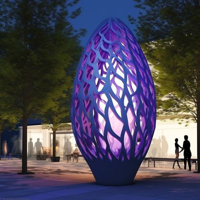 Хорошая цена. Металлическая световая скульптура, улучшающая открытые пространства красотой и светом онлайн