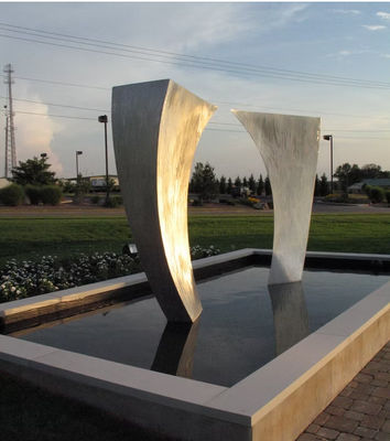 Хорошая цена. Декоративный фонтан с водой из нержавеющей стали онлайн