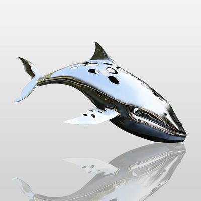 Хорошая цена. Customized Hollow-Out Leaping Whale Art Statue, Outdoor Water Feature Centerpiece онлайн