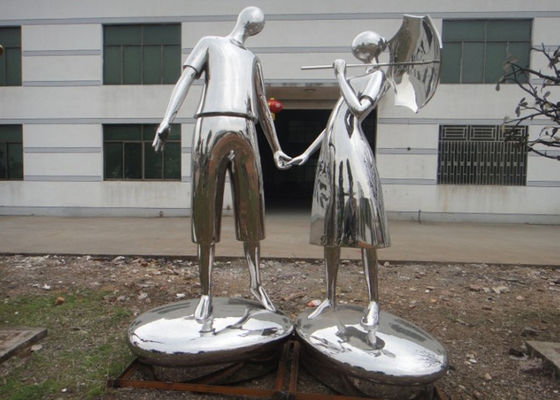 Хорошая цена. Таможня цвета скульптуры современного конспекта искусства сада скульптуры любов металла стальная онлайн