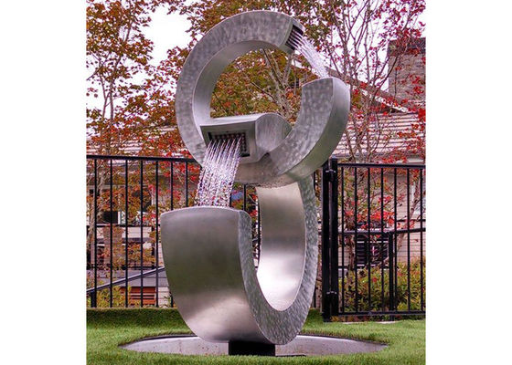 Хорошая цена. Фонтаны нержавеющей стали вковки дизайна Триелеменц на открытом воздухе для оформления сада онлайн