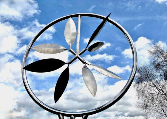 Хорошая цена. Скульптуры нержавеющей стали ветра металла декоративное кинетической современной на открытом воздухе онлайн