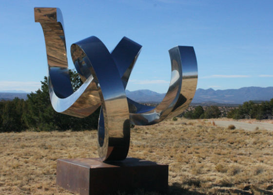 Хорошая цена. Отполированные орнаменты сада металла абстрактной скульптуры нержавеющей стали современные онлайн