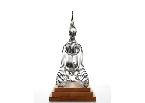 Хорошая цена. Усаженная диаграмма скульптура провода абстрактной скульптуры нержавеющей стали современная онлайн