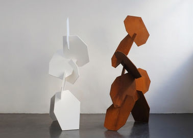 Хорошая цена. Украшение геометрической скульптуры использования сада на открытом воздухе стали Кортен онлайн