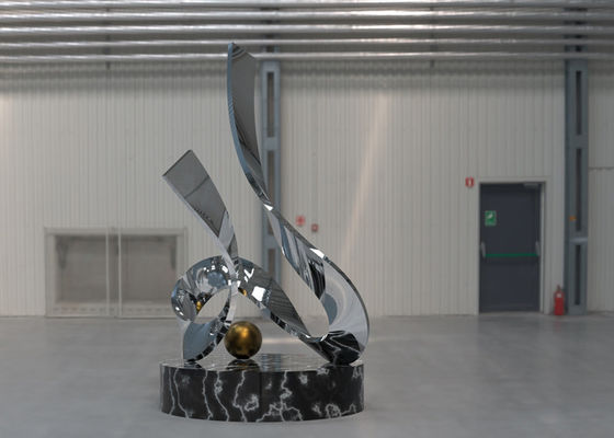 Хорошая цена. Скульптура нержавеющей стали зеркала конспекта современная на открытом воздухе онлайн