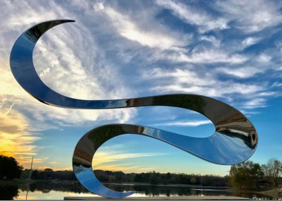 Хорошая цена. Скульптура нержавеющей стали ODM современная отполированная абстрактная онлайн