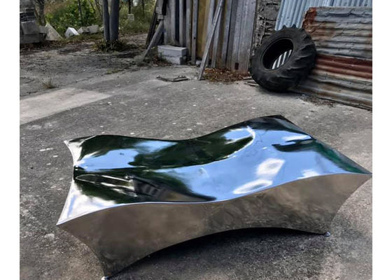 Хорошая цена. Высота скульптуры 100cm таблицы металла SS316 для оформления сада онлайн