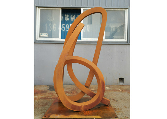 Скульптуры Corten современного на открытом воздухе абстрактного искусства сада скульптуры металла стальные