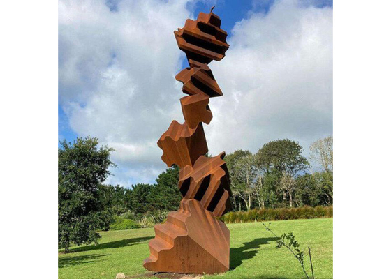 Хорошая цена. Подгонянная скульптура стога Corten сада искусства металла декоративная стальная онлайн