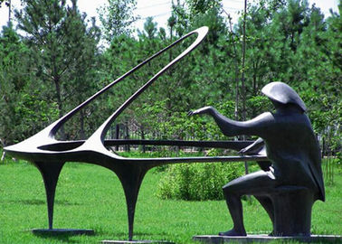 Хорошая цена. Играющ рояль бронзируйте статую для дома/гостиницы/общественного украшения онлайн