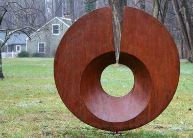 Хорошая цена. Ржавая монументальная скульптура Кортен стальная, абстрактные скульптуры сада металла онлайн