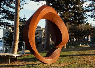 Хорошая цена. Сталь Кортен заржавела скульптуры сада металла, на открытом воздухе стальное искусство скульптуры онлайн