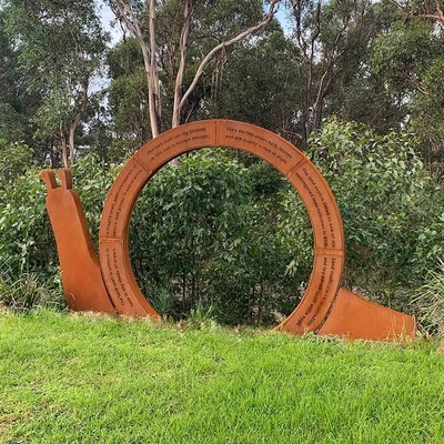 Хорошая цена. Factory Weathering Steel Sculpture in Snail Form Landscape Metal Corten Steel Sculpture for Garden Decoration онлайн