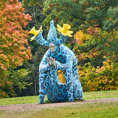 Хорошая цена. Large Outdoor Botanical Sculpture - Fiberglass Nature-Themed Art Installation for Gardens онлайн