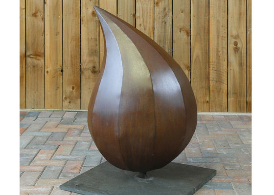 Хорошая цена. Размер современной скульптуры падения воды Corten стальной декоративной изготовленный на заказ онлайн