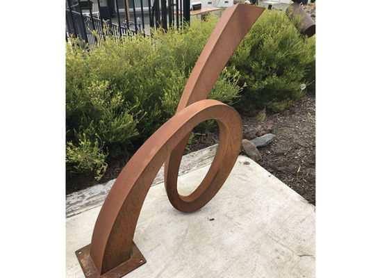 Хорошая цена. Современная на открытом воздухе ржавая скульптура Corten стальная для сада онлайн