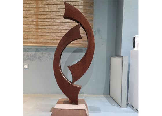 Хорошая цена. Скульптура Corten открытого сада конспекта декоративная стальная онлайн