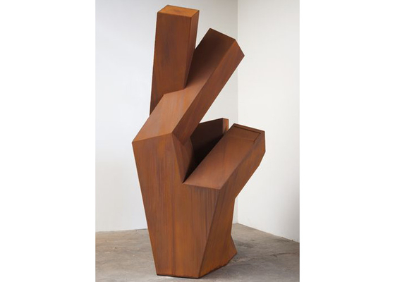 Хорошая цена. Скульптура руки Corten современного декоративного искусства металла на открытом воздухе стальная онлайн